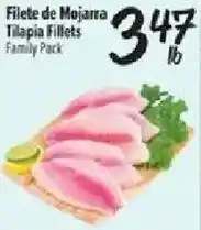 Fiesta Mart Filete de Mojarra Tilapia Fillets Family Pack offer