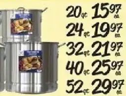 Fiesta Mart Stainless steel stock pots offer