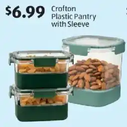 Aldi Crofton plastic pantry with sleeve offer