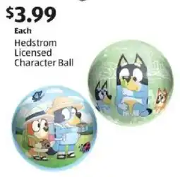Aldi Hedstrom Licensed Character Ball offer