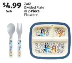 Aldi Zak! Divided Plate or 2-Piece Flatware offer