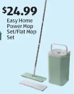 Aldi Easy Home Power Mop Set/Flat Mop Set offer