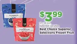 Homeland Market Best Choice Superior Selections Frozen Fruit offer