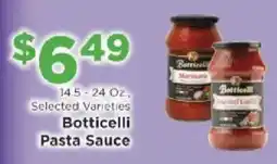 Homeland Market Botticelli Pasta Sauce offer