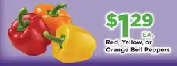 Homeland Market Red, Yellow, or Orange Bell Peppers offer