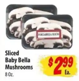 Food Giant Sliced Baby Bella Mushrooms offer