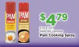 Homeland Market Pam cooking spray offer