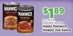 Homeland Market Hunts Manwich Sloppy Joe Sauce offer