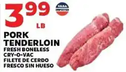 Sedano's Pork Tenderloin offer