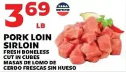 Sedano's Pork Loin Sirloin offer