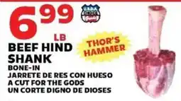 Sedano's Thor's hammer beef hind shank offer