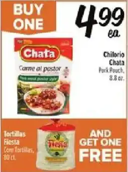 Fiesta Mart Chata Chorizo Pork Pouch offer