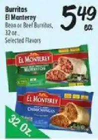Fiesta Mart El Monterey burritos offer