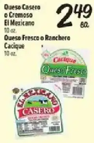 Fiesta Mart Cacique Queso Fresco or Ranchero offer