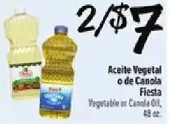 Fiesta Mart Fiesta Vegetable or Canola Oil offer