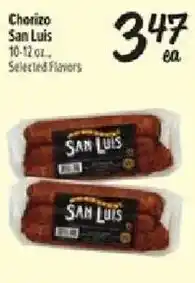 Fiesta Mart San Luis chorizo offer