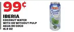 Sedano's Iberia coconut water offer