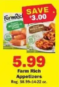 Schnucks Farm Rich Appetizers offer