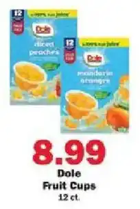 Schnucks Dole Fruit Cups offer