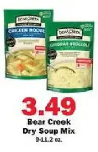 Schnucks Bear Creek Dry Soup Mix offer
