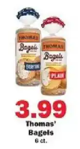 Schnucks Thomas' Bagels offer