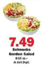 Schnucks garden salad