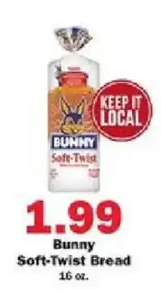 Schnucks Bunny Soft-Twist Bread offer