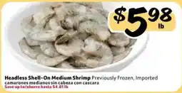 Fresco y Más Headless Shell-On Medium Shrimp offer