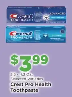 Homeland Market Crest Pro Health Toothpaste offer