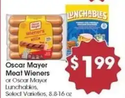 Food 4 Less Oscar Mayer Meat Wieners or Oscar Mayer Lunchables offer