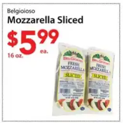 Three Guys from Brooklyn Belgioioso Mozzarella Sliced offer