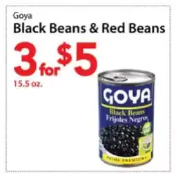 Three Guys from Brooklyn Goya Black Beans & Red Beans offer