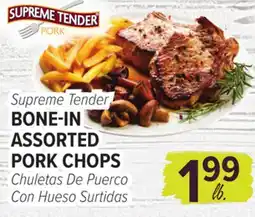 Cermak Fresh Market Supreme Tender BONE-IN ASSORTED PORK CHOPS offer