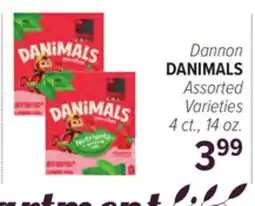 Cermak Fresh Market Dannon DANIMALS offer
