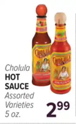 Cermak Fresh Market Cholula HOT SAUCE offer