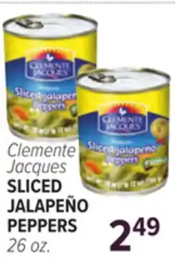 Cermak Fresh Market Clemente Jacques SLICED JALAPEÑO PEPPERS offer