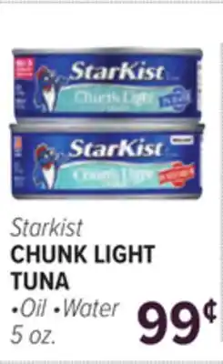 Cermak Fresh Market Starkist CHUNK LIGHT TUNA offer