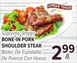 Cermak Fresh Market Supreme Tender BONE-IN PORK SHOULDER STEAK offer