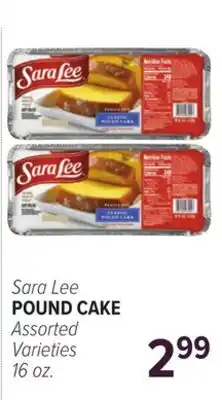 Cermak Fresh Market Sara Lee POUND CAKE offer