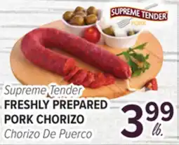 Cermak Fresh Market SUPREME TENDER FRESHLY PREPARED PORK CHORIZO offer
