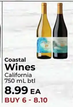 Sunset Foods Coastal Wines offer