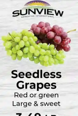 Sunset Foods Seedless Grapes offer