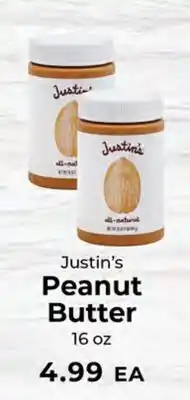 Sunset Foods Justin's Peanut Butter offer