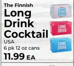 Sunset Foods The Finnish Long Drink Cocktail offer
