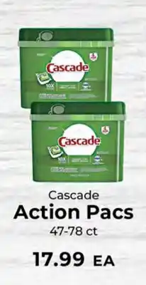 Sunset Foods Cascade Action Pacs offer