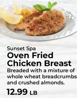Sunset Foods Sunset Spa Oven Fried Chicken Breast offer
