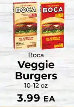 Sunset Foods Boca Veggie Burgers offer