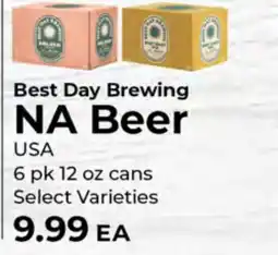 Sunset Foods Best Day Brewing NA Beer offer