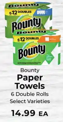 Sunset Foods BOUNTY PAPER TOWELS offer