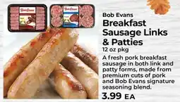 Sunset Foods Bob Evans Breakfast Sausage Links & Patties offer